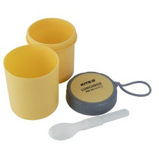 Lunchbox round Kite K23-187-1, 450 ml, yellow 3
