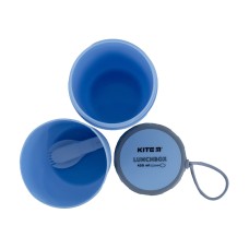 Lunchbox round Kite K23-187-2, 450 ml, blue 2