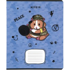 Copybook Kite Brave animals K23-234-1, 12 sheets, lined 4