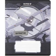 Copybook Kite Military K23-236-1, 18 sheets, squared 10