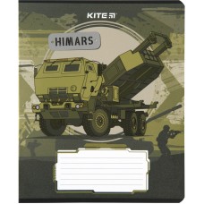Copybook Kite Military K23-236-1, 18 sheets, squared 1