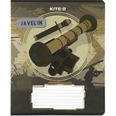 Copybook Kite Military K23-236-1, 18 sheets, squared 4