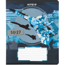 Copybook Kite Military K23-236-1, 18 sheets, squared 7