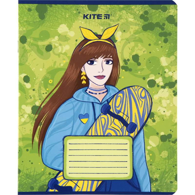 Copybook Kite Ukrainians K23-236-2, 18 sheets, squared