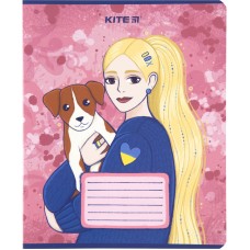Copybook Kite Ukrainians K23-236-2, 18 sheets, squared 7
