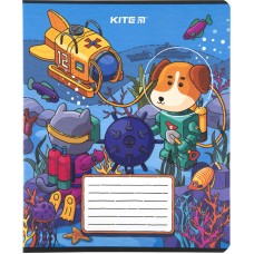 Copybook Kite "Pes Geroj" K23-236-3, 18 sheets, squared 11
