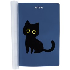 Notebook platic double cover Kite Cat sceleton K23-460-1, А5+, 40 sheets