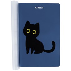 Notebook platic double cover Kite Cat sceleton K23-460-1, А5+, 40 sheets 1