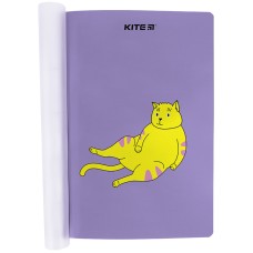 Notebook platic double cover Kite Invisible mood K23-460-3, А5+, 40 sheets 1