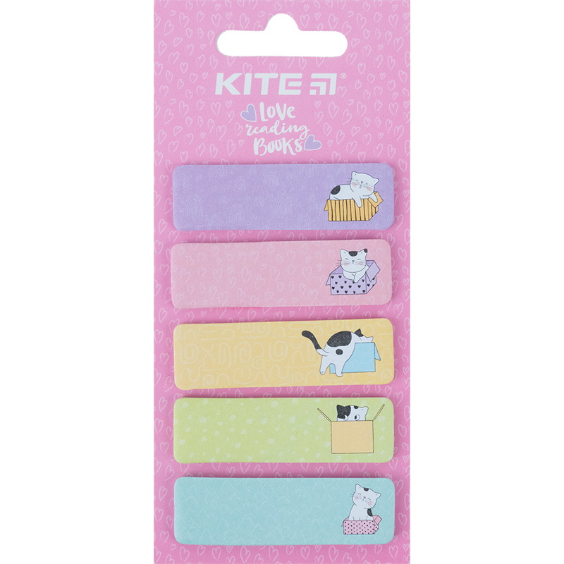 Papierblock mit Klebeschicht Kite Cats K23-480-1, 100 St., 5х15х50 mm