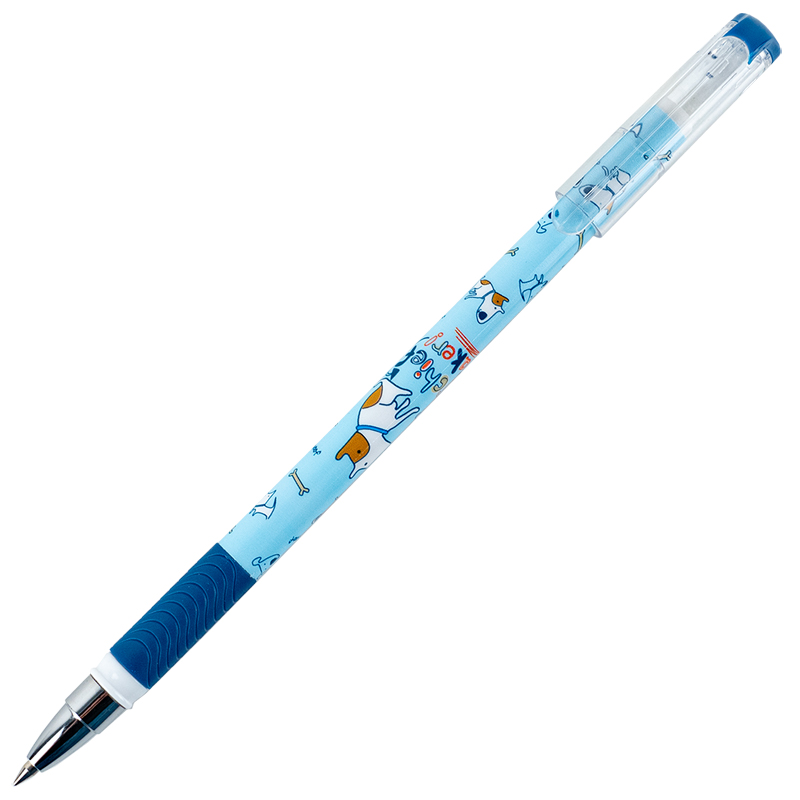 Ballpoint pen Kite Dog K24-032-3, blue