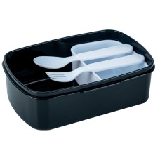 Lunchbox with fork and spoon Kite Game over K24-163-1, 750 ml 1