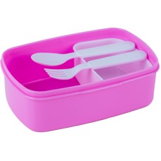 Lunchbox with fork and spoon Kite Rainbow Cat K24-163-2, 750 ml 1
