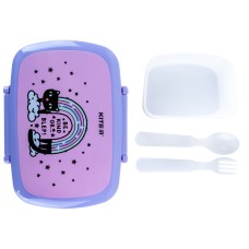 Lunchbox with fork and spoon Kite Rainbow Cat K24-163-2, 750 ml 3