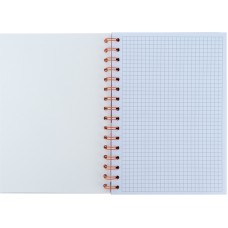 Notebook with paper indexes Kite Capybara K24-191-4 , А5, 80 sheets, squared 2