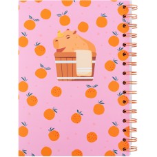 Notebook with paper indexes Kite Capybara K24-191-4 , А5, 80 sheets, squared 3