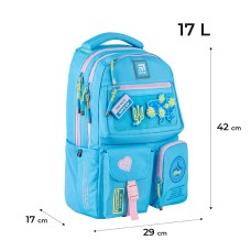Backpack Kite Education teens Be Ukraine K24-2587M-6 1