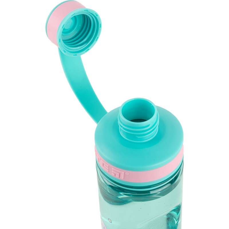Water bottle Kite Rainbow Catcorn K24-397-2, 500 ml, turquoise