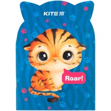 Notizblock Kite Roar cat K24-461-1, 48 Blätter, kariert