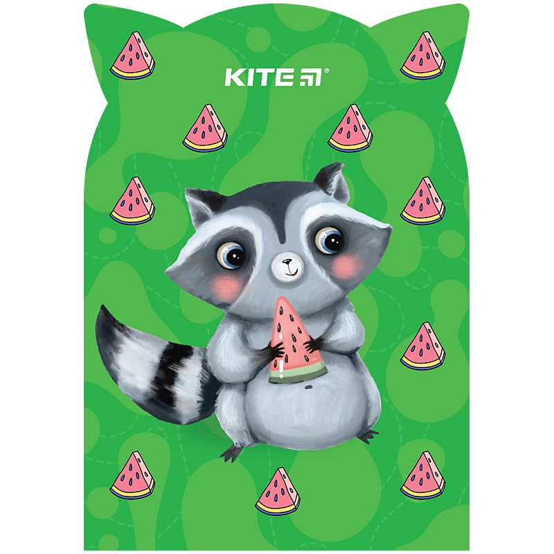 Notepad Kite Tasty racoon K24-461-4, 48 sheets, squared