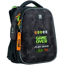 Hard-shaped school backpack Kite Education Game Over K24-531M-6 3