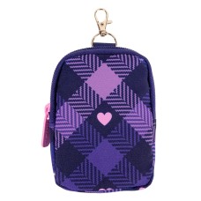 Hard-shaped school backpack Kite Education Check and Hearts K24-555S-1 13