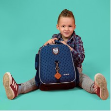 Hard-shaped school backpack Kite Education College Line boy K24-555S-4 18