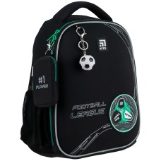 Hard-shaped school backpack Kite Education Football K24-555S-9 3