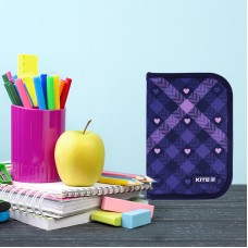 Pencil case without stationery Kite K24-621-1, 1 compartment, 1 fold 5