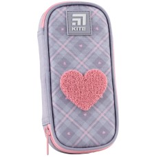 Pencil case Kite Fluffy Heart K24-662-13 2