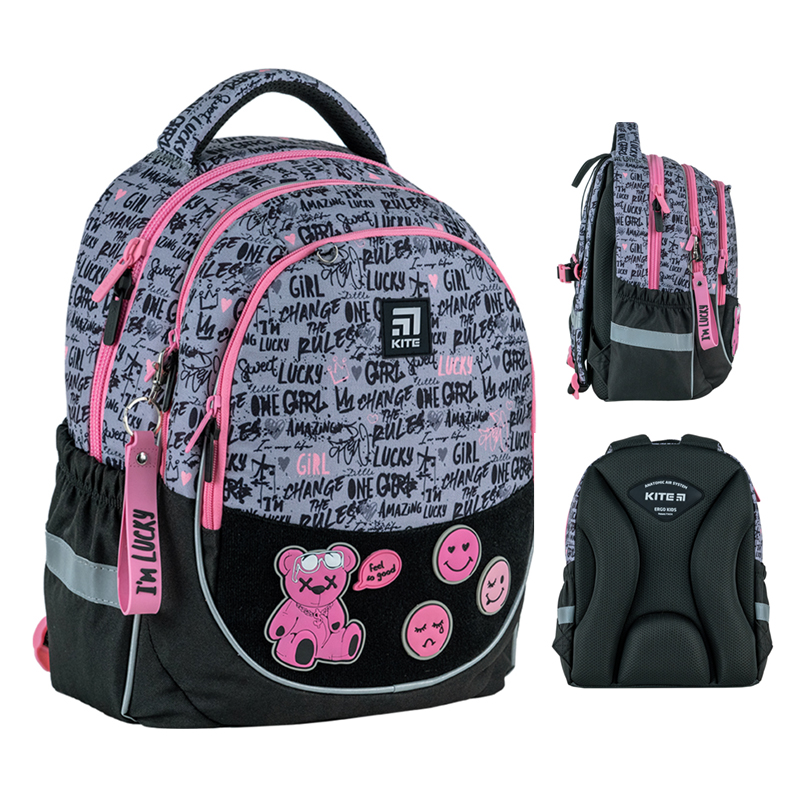 Backpack Kite Education Lucky Girl K24-700M-2