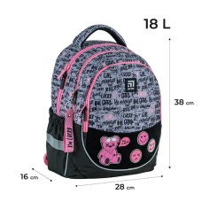 Backpack Kite Education Lucky Girl K24-700M-2 1