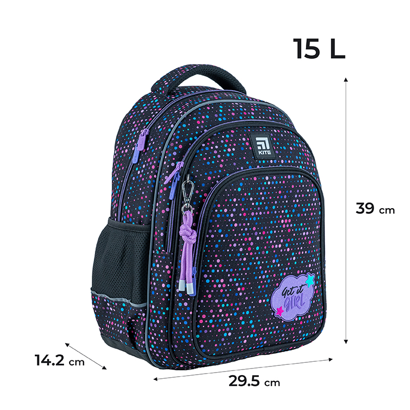 Backpack Kite Education Get It Girl K24-763M-2