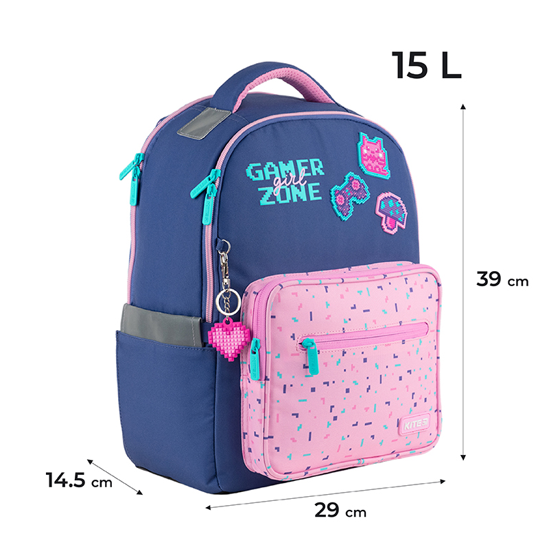 Backpack Kite Education Pixel Love K24-770M-1