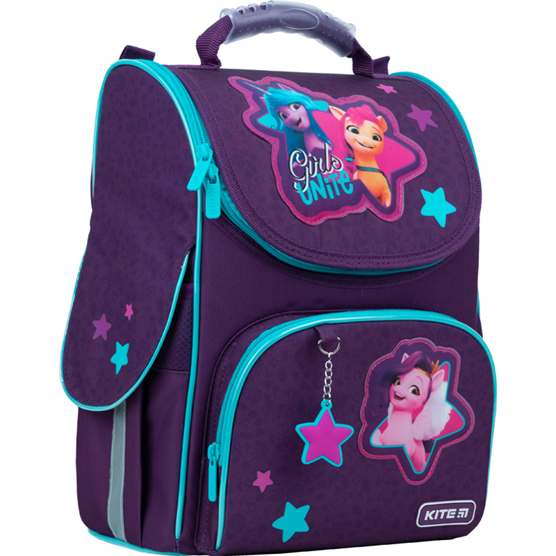 Hard-shaped school backpack Kite Education My Little Pony LP22-501S