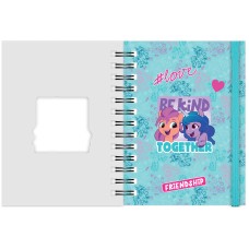 Spiral notebook Kite My Little Pony LP23-229, А6, 80 sheets, squared 1