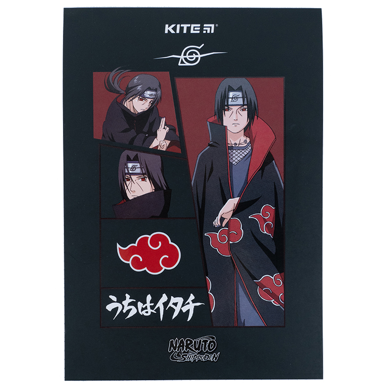 Notizblock Kite Naruto NR23-194-1, A5, 50 Blätter, kariert