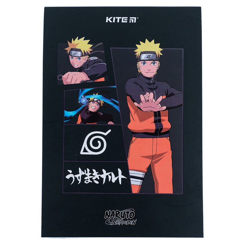 Notizblock Kite Naruto NR23-194-4, A5, 50 Blätter, kariert