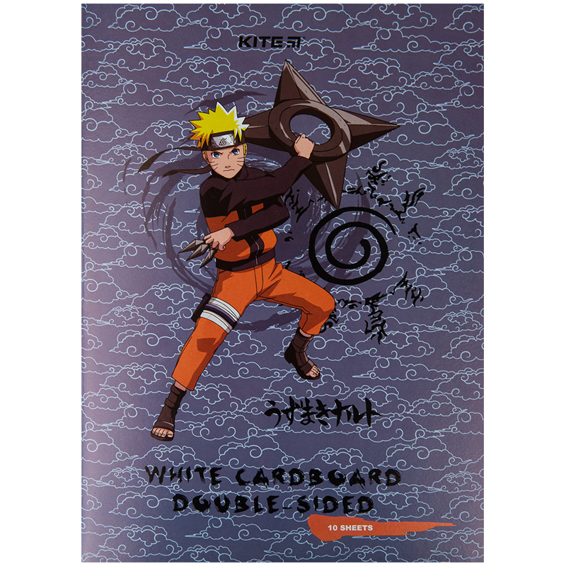 Karton (weiße) Kite Naruto NR23-254, А4, 10 Blätter