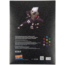 Color cardboard double-sided Kite Naruto NR23-255, А4, 10 sheets/10 colors