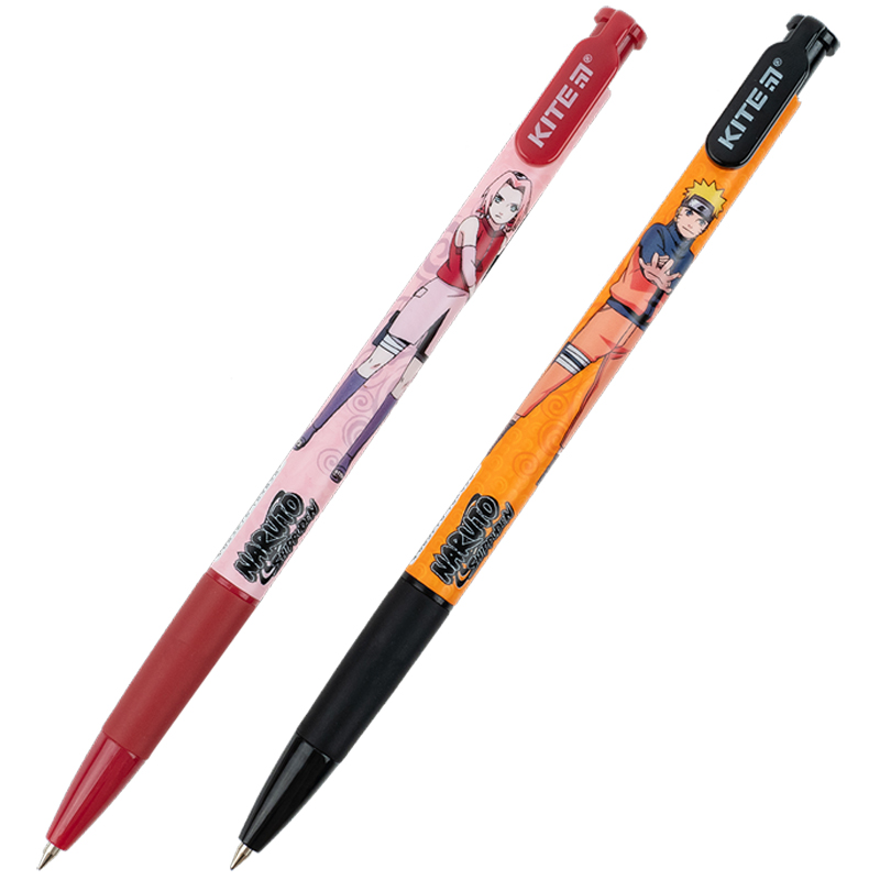 Ballpoint pen Kite Naruto NR23-363, retractable, blue