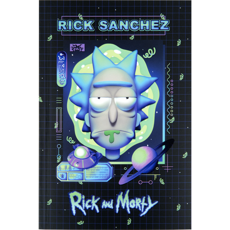 Notizblock Kite Rick and Morty RM23-193-1, А5, 64 Blätter, ungliniert