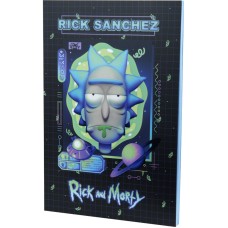 Notebook Kite Rick and Morty RM23-193-1, thermobinder, А5, 64 sheets, blank 1