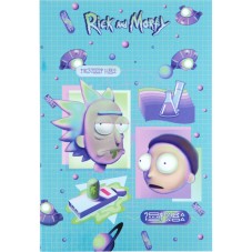 Notebook Kite Rick and Morty RM23-193-2, thermobinder, А5, 64 sheets, blank
