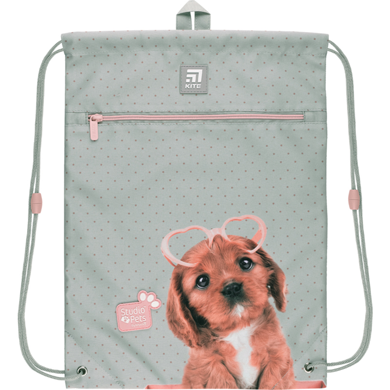 Shoe bag with pocket Kite Education Studio Pets SP22-601M-1