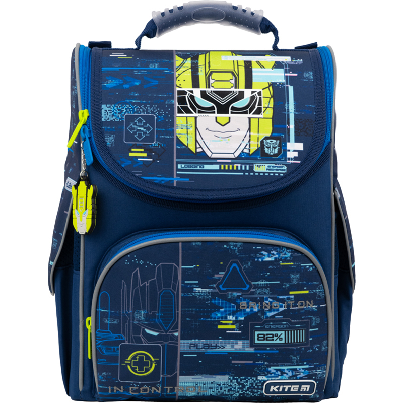 Hard-shaped school backpack Kite Education Transformers TF22-501S