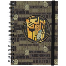 Spiral notebook Kite Transformers TF23-229, А6, 80 sheets, squared