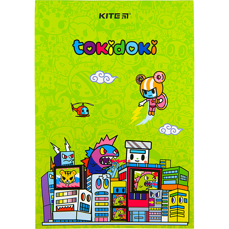Notizblock Kite tokidoki TK22-194-4, A5, 50 Blätter, kariert