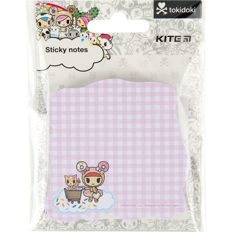 Sticky notes Kite tokidoki TK22-298-2, 70х70 mm, 50 sheets