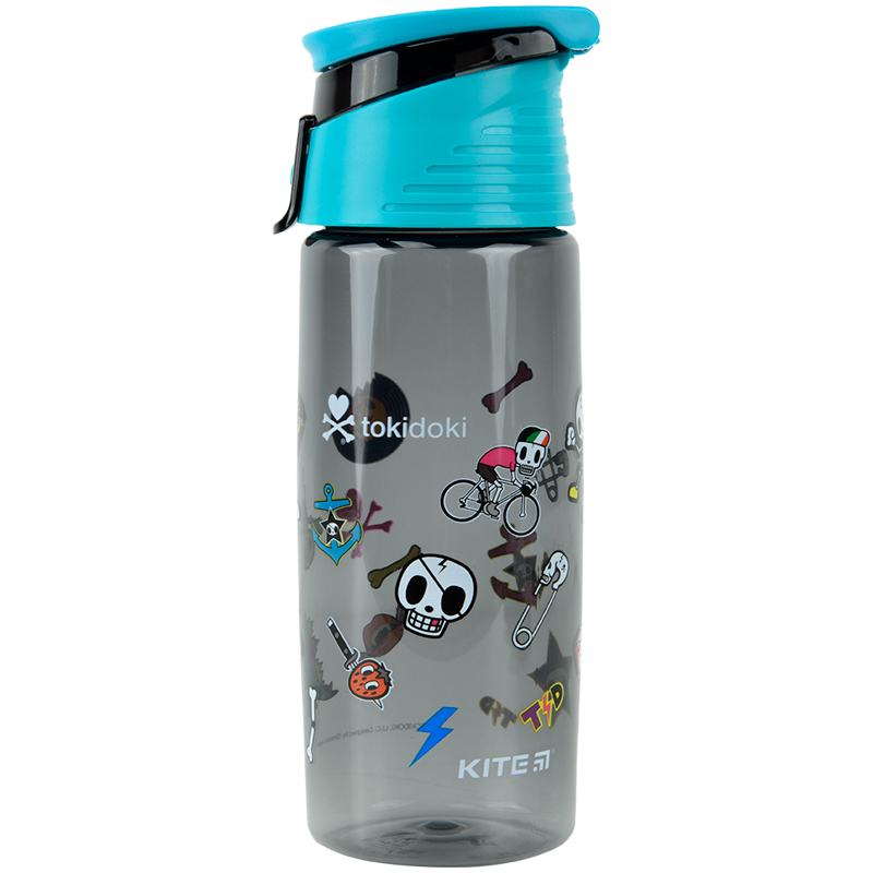 Water bottle Kite tokidoki TK22-401, 550 ml, black